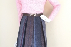 Wool Pleated skirt & Other Stories Top