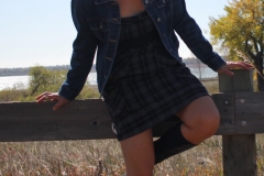 jean jacket with dress